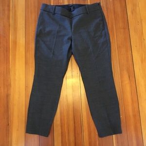 J. Crew Minnie Pant Charcoal Gray Wool Blend  6P